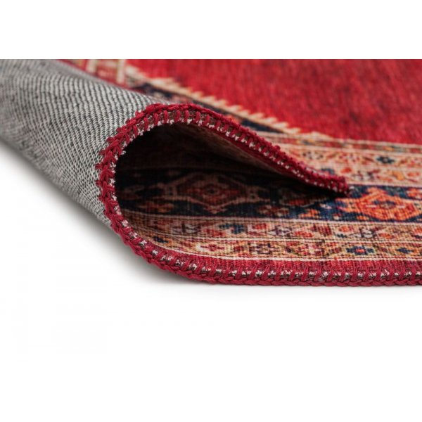 Maskinvävd matta Cleo Afghan - Röd Maskinvävd matta Cleo Afghan - Röd