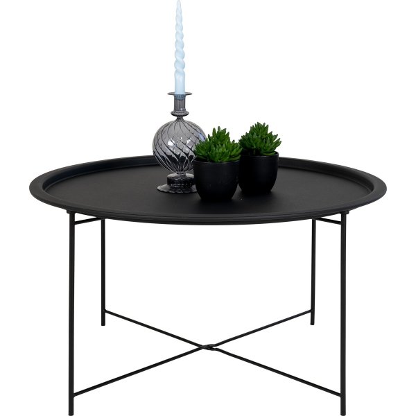 Table basse Bastia Ø75 cm - Noir Table basse Bastia Ø75 cm - Noir