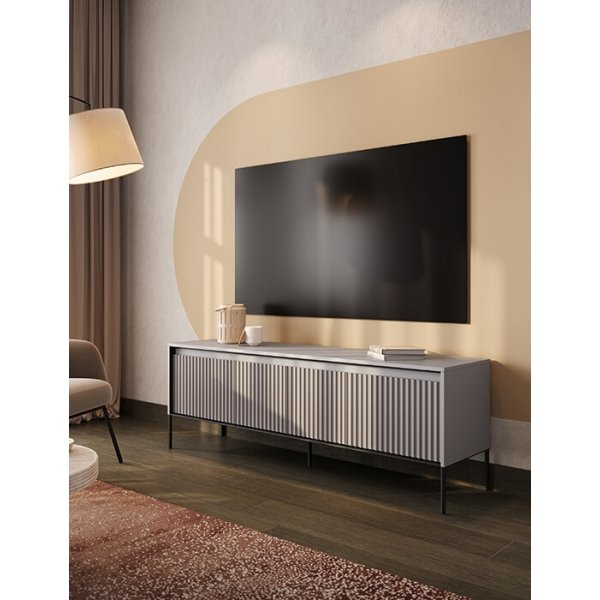 Banc média Trend L167 cm - Gris/noir Banc média Trend L167 cm - Gris/noir