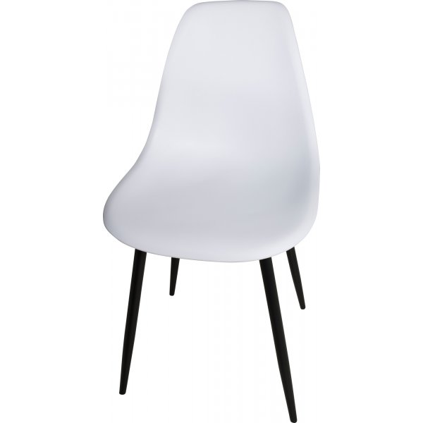 Chaise de salle à manger Bridge - Plastique blanc Chaise de salle à manger Bridge - Plastique blanc