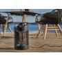Heater terrassvärmare golvmodell ställbar - Svart