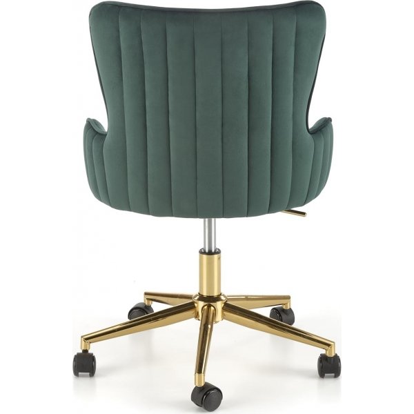 Chaise de bureau Timoteo en vert foncé Chaise de bureau Timoteo en vert foncé