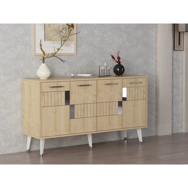 Moda skänk - Safir ek/silver Moda skänk - Safir ek/silver