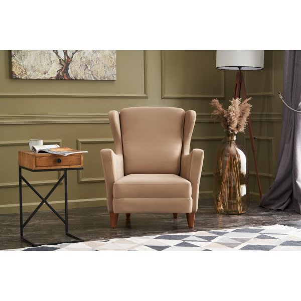 Fauteuil Lola - Blanc crème Fauteuil Lola - Blanc crème