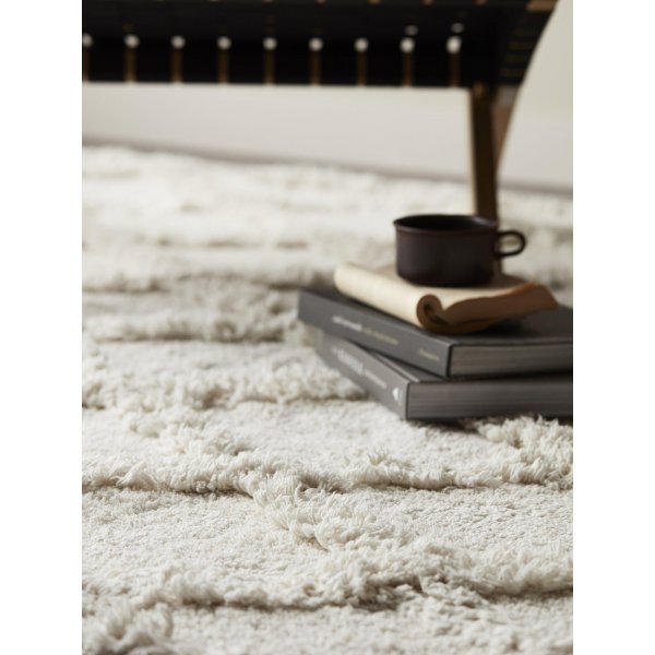 Tapis Ravi - Blanc cass