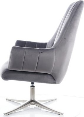 Adams fåtölj - Grå sammet Adams fåtölj - Grå sammet