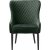 Baldor Lounge fauteuil in groen fluweel