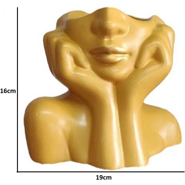 Vase Revo - Jaune Safran Vase Revo - Jaune Safran