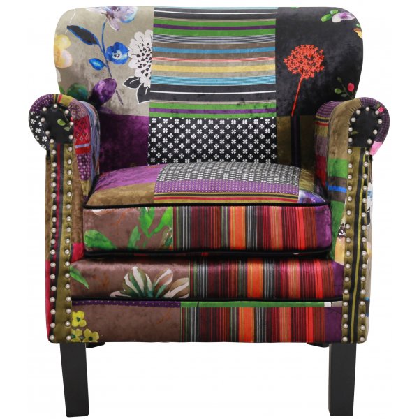 Leeds fauteuil - Veelkleurige stof + Textielreiniging voor meubels Leeds fauteuil - Veelkleurige stof + Textielreiniging voor meubels