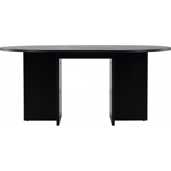 Strada matbord 120-170 x 120 cm - Svart Strada matbord 120-170 x 120 cm - Svart