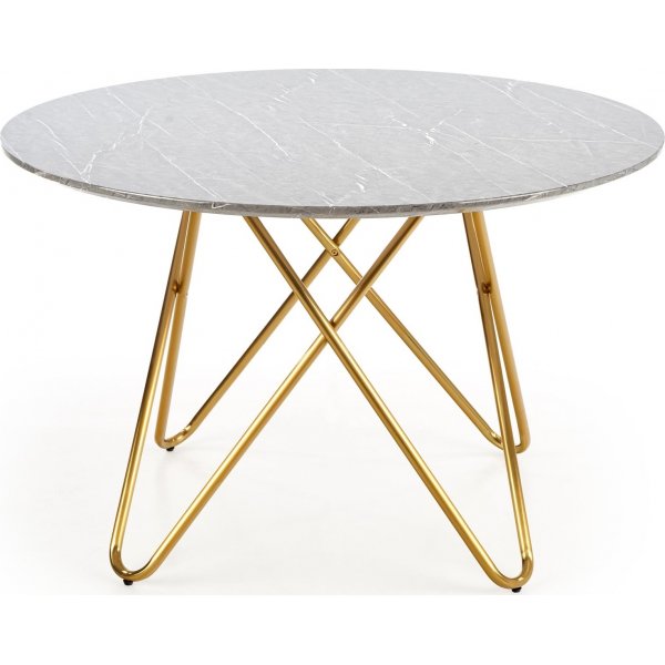 Nocture runt matbord 120 cm i diameter - Grå marmorfoliering/guld Nocture runt matbord 120 cm i diameter - Grå marmorfoliering/guld