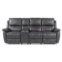 Enjoy Hollywood reclinersoffa - 3-sits (el) i grått konstskinn (modell H) Enjoy Hollywood reclinersoffa - 3-sits (el) i grått konstskinn (modell H)