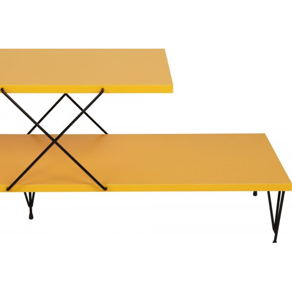 Banc multimédia de rue - Jaune Banc multimédia de rue - Jaune