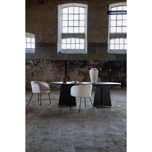 Table à manger Bootcut 230 x 115 cm - Noir Table à manger Bootcut 230 x 115 cm - Noir