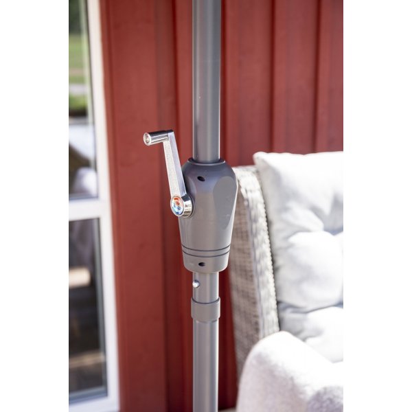 Parasol Leeds Ø300 cm - Noir Parasol Leeds Ø300 cm - Noir