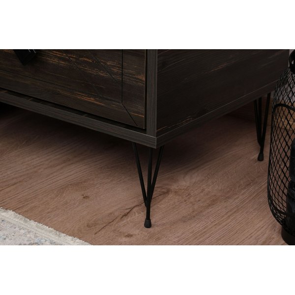 Luna sngbord - Mrkbrun