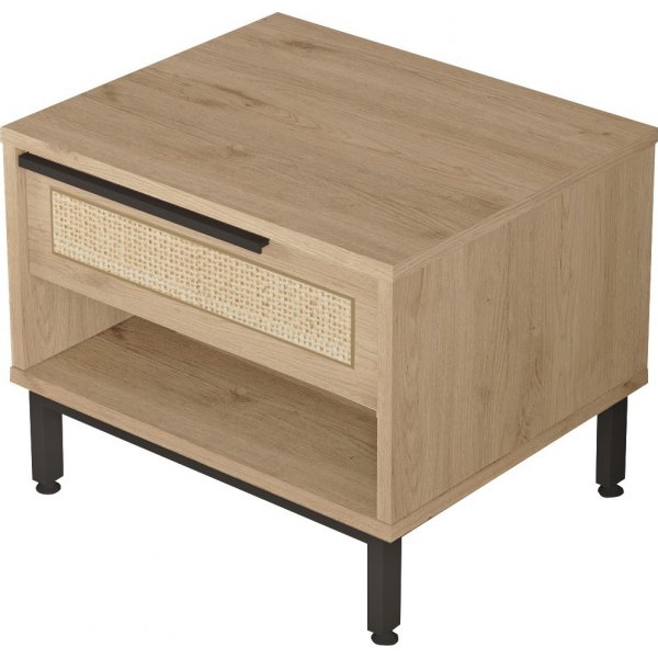 Oceaan nachtkastje - Walnoot/eik