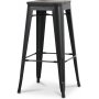 Montreux Barpall i plt vintage - Plt / Mrkbrunt tr