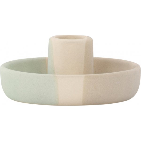 Otis ljusstake - Beige/Gr�n/Gr�