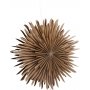 Slen adventsstjrna 46 cm - Brun