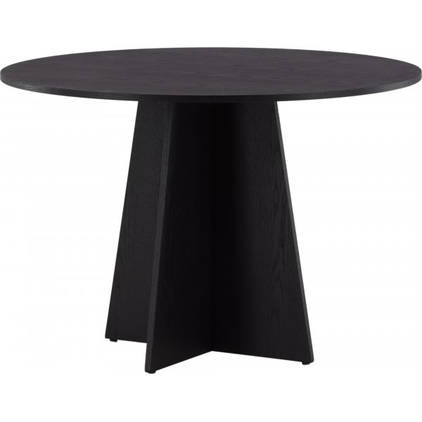 Bootcut eettafel 110 cm - Zwart