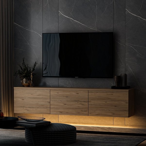 Banc multimdia non avec clairage LED - Pin