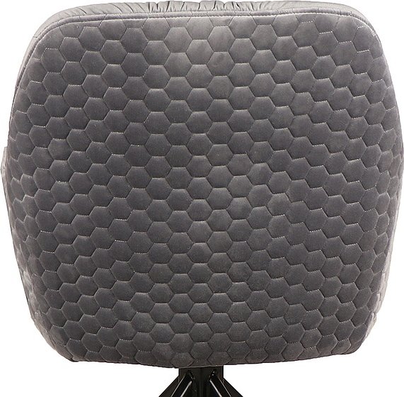 Chaise de salle à manger Astoria - Velours gris Chaise de salle à manger Astoria - Velours gris