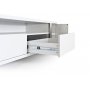 Steel TV-bnk 160 Vit