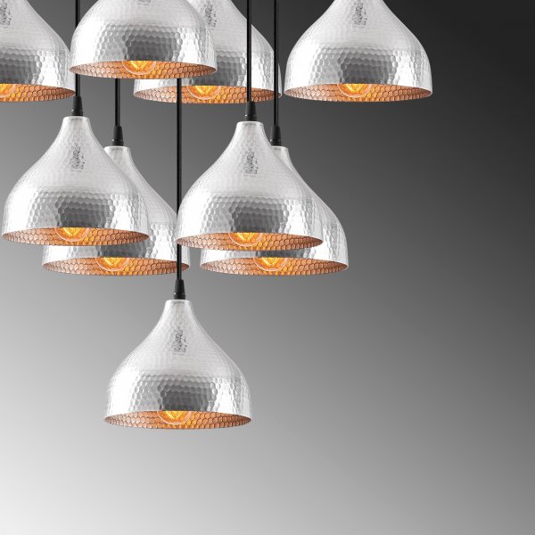 Tattoo taklampa 6233 - Silver