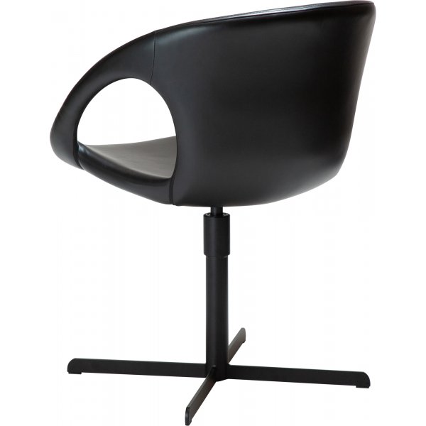 Chaise pivotante Carry - PU noir Chaise pivotante Carry - PU noir