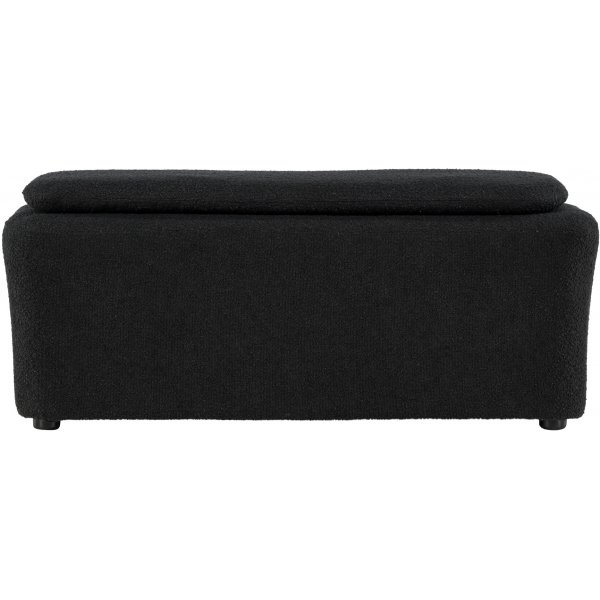 Pouf Laurel - Boucle noire Pouf Laurel - Boucle noire