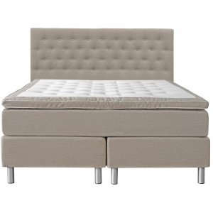 Kontinentalsäng 160x200 cm med sänggavel - Beige - Nova Kontinentalsäng 160x200 cm med sänggavel - Beige - Nova