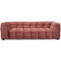 Nova 3-sits soffa - Mrkrosa sammet