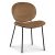 Rondo stol i sammet - Brun + Möbelvårdskit för textilier