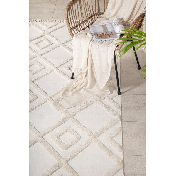 Tapis Pascal - Blanc Tapis Pascal - Blanc