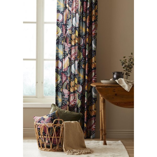 Rideau A&E Lot de 2 2 x 145 x 250 cm - Bleu foncé Rideau A&E Lot de 2 2 x 145 x 250 cm - Bleu foncé