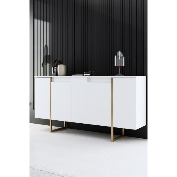 Buffet Lux Blanc/or Buffet Lux Blanc/or