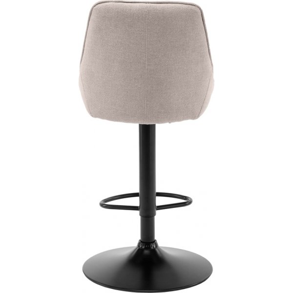 Tabouret de bar jumel avec vrin  gaz - Beige