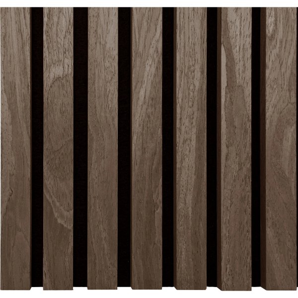 Panneau mural acoustique - Noyer