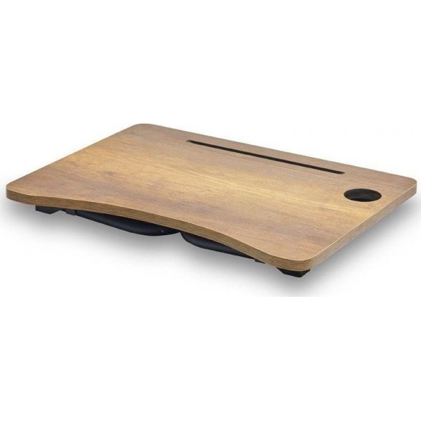 Lappy laptopbord 60x20 cm - Valnöt/svart Lappy laptopbord 60x20 cm - Valnöt/svart