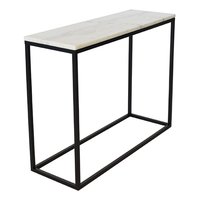 Accent konsolbord - Vit marmor / Svart Accent konsolbord - Vit marmor / Svart