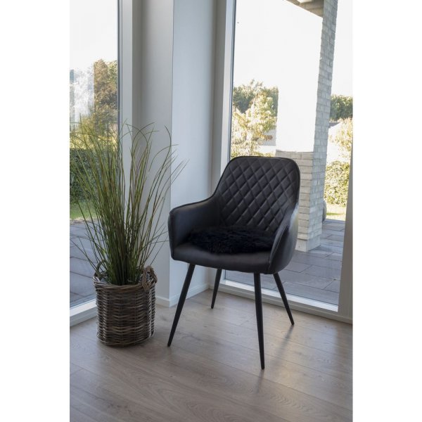 Cuir d'agneau - Noir - Ø35 Cuir d'agneau - Noir - Ø35