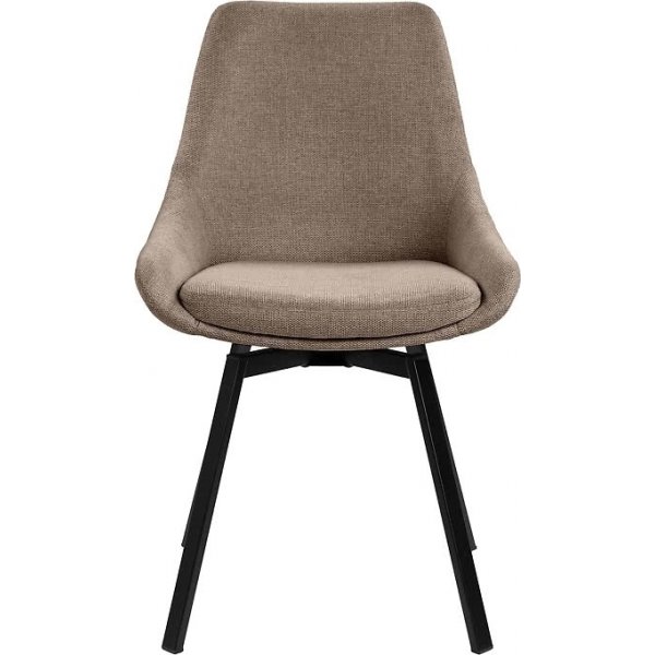 Chaise de salle  manger pivotante Parade - Chaise marron