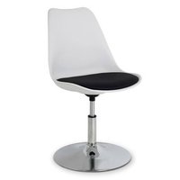 Caroline III stol - vit/svart Caroline III stol - vit/svart
