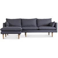Kleo 2-sits soffa med öppet avslut vänster - Mörkgrå Kleo 2-sits soffa med öppet avslut vänster - Mörkgrå