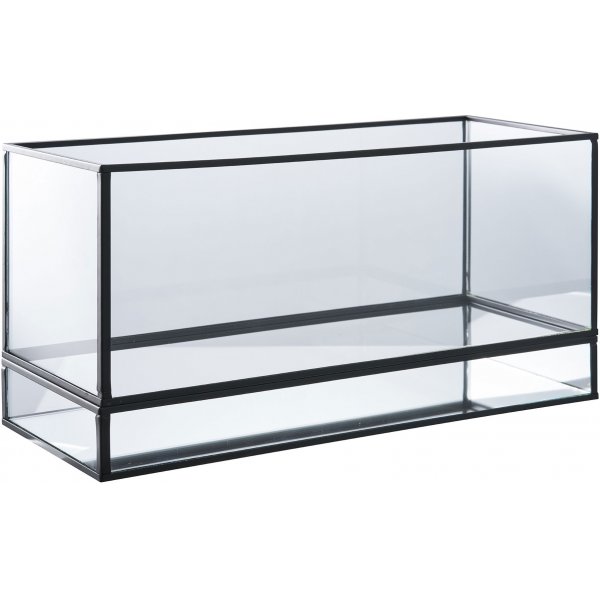 Bougeoir ouragan 30x12x15 cm - Noir Bougeoir ouragan 30x12x15 cm - Noir