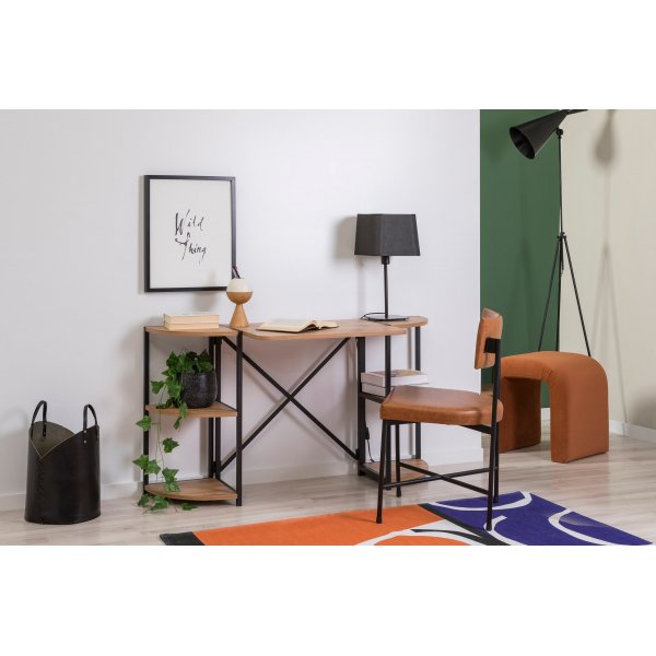 Mayra skrivbord 138 x 34 cm - Furu/svart