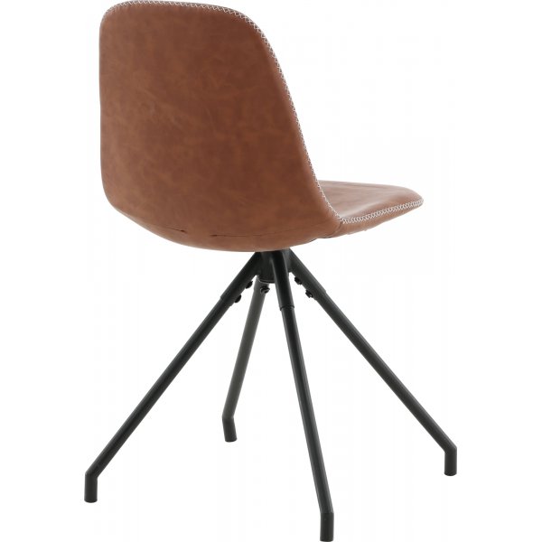 Bridge snurrbar matstol - Brun PU Bridge snurrbar matstol - Brun PU