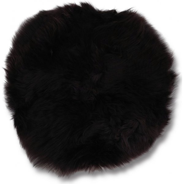 Plaza stolsdyna frskinn 34 cm - Mrkbrun