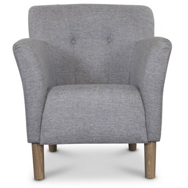 Le Grande clubfauteuil in grijze stof Le Grande clubfauteuil in grijze stof